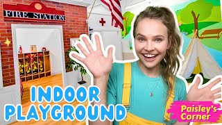 Learn Colors, Shapes, & Animals at Indoor Playground - Toddler Learning - Educational Video For Kids