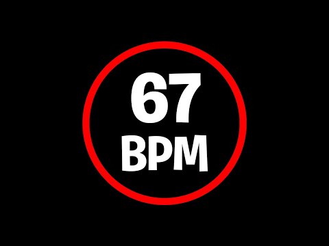 67 BPM - 4/4 - METRONOME - DRUMS CLICK TRACK