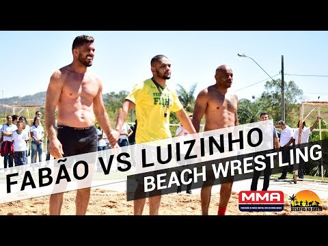 Fabão vs Luizinho - Beach Wrestling