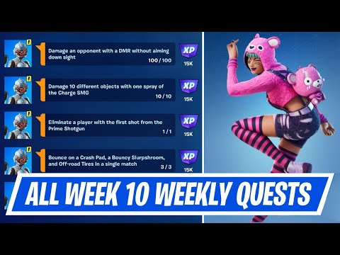 Fortnite Week 10 Quests Guide How to complete Week 10 Weekly Challenges in Chapter 3 Season 3