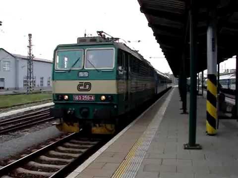 Vlaky Přerov: PERŠING 163 250 - 4, start, 30.7.2014