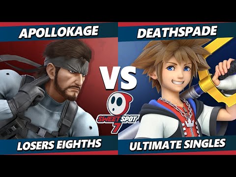 Sweet Spot 7 Top 8 - Apollokage (Snake) Vs. Deathspade (Bayonetta) SSBU Ultimate Tournament