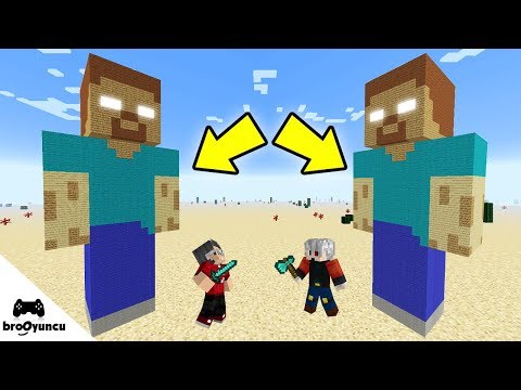 MİNECRAFT DEV HEROBRİNE KULESİ ŞANS BLOKLARI YAPISI SAVAŞI