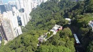 preview picture of video '香港ヴィクトリア・ピークからの眺めとピークトラム'