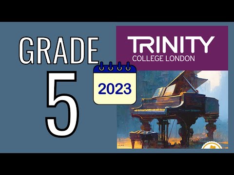 TRINITY Grade 5 Piano 2023 - Piano Exam Pieces from 2023