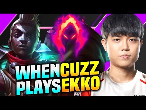 WHEN CUZZ PLAYS EKKO JUNGLE! - SKT T1 Cuzz Plays Ekko vs Lee Sin Jungle! | Season 2020 KR SoloQ