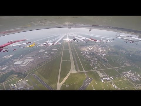 34 Vans Aircraft Oshkosh Mass Arrival Sunday July 24 2016.