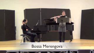 Mike Mower Bossa Merengova for flute and piano aus Sonata Latino