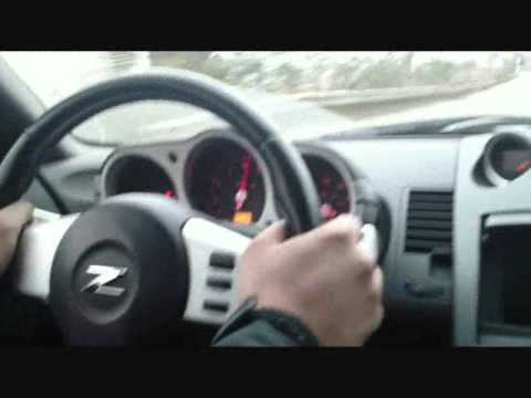 stock 350Z with transgo valve body upraged and pedal shift kit @Hydra's