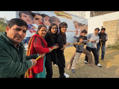 Tug Of War 😅 With Family 