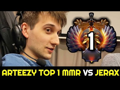 ARTEEZY TOP 1 MMR vs JERAX — Almost 1 Kill Per Minute Dota 2