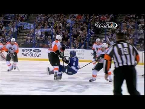 Brayden Schenn nails Sami Salo