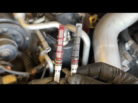 A/C Orifice Tube Replacement and Location on Ford F Series Pickup Trucks.