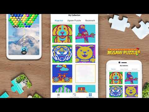 BubblePop - JigsawPuzzle Video