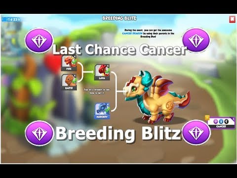 Breeding Blitz Event-DRAGON MANIA LEGENDS | Cancer Dragon | DML | HD