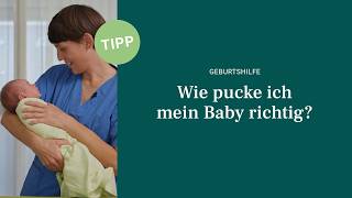Tipps zum Pucken Ihres Babys 👶 Geburtshilfe in der Privatklinik Graz Ragnitz
