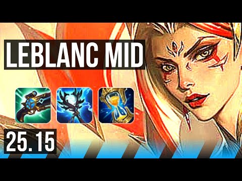 LEBLANC vs ZED (MID) | Legendary, 11/3/10 | KR Master | 25.15