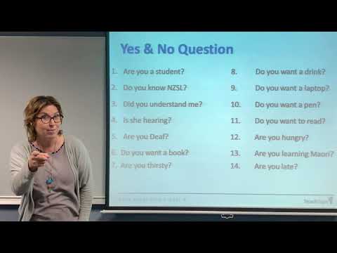 How to Sign NZSL Yes and No in NZSL