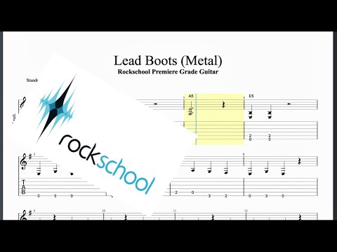 Lead Boots Rockschool Premiere Grade Guitar