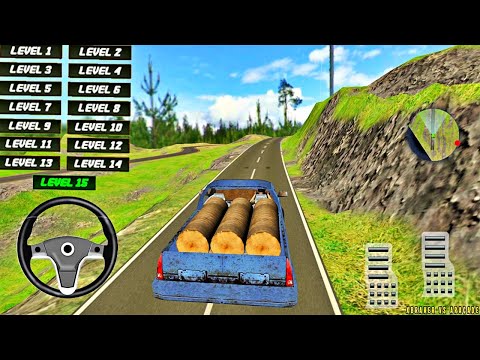 Real Offroad Cargo Pickup Truck Driving - All 15 Levels Unlocked - Best Android Gameplay