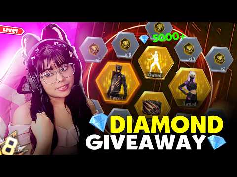 🔴FREE FIRE LIVE WITH RIYA AND 1 VS 4 GUILD TEST😎 #classyff #fflive #freefire #girlgamer