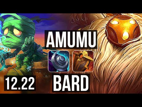 AMUMU & Twitch vs BARD & Syndra (SUP) | 4/1/11, 500+ games | EUW Master | 12.22