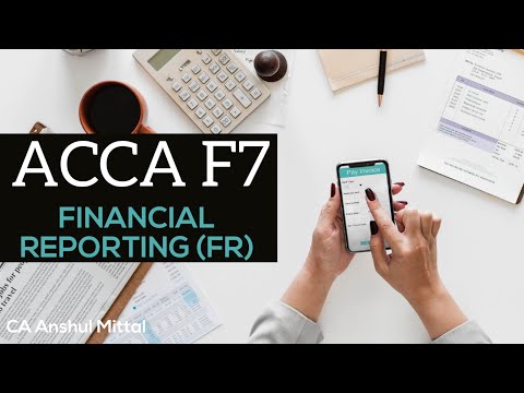 ACCA F7-FR - Financial Reporting - Chapter 1 - Introduction to Published Accounts with Spreadsheet