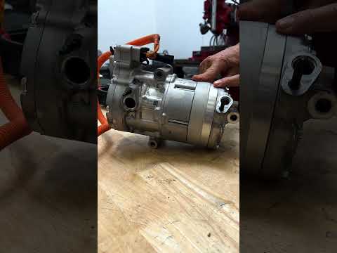 How is the Tesla Model S AC Compressor DIFFERENT? #shorts