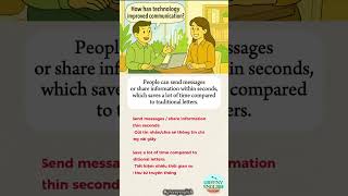 Speaking Practice Ielts part 1. Day 20: How has technology improved communication?#ielts #learning