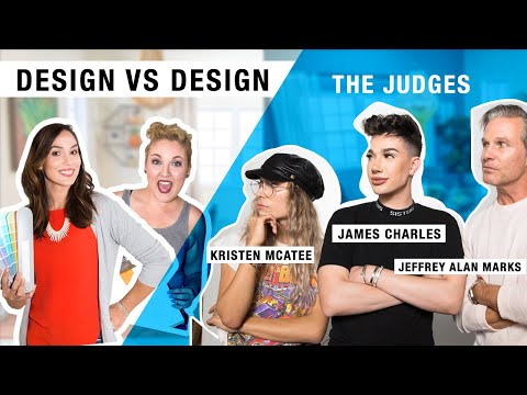 Design vs Design Color Challenge ft. judges James Charles, Kristen McAtee, and Jeffrey Alan Marks