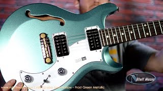 Video thumbnail for PRS S2 Mira Semi-Hollow - Frost Green Metallic by N Stuff Music