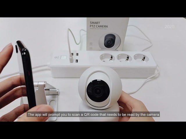 woox Camera-ip ptz full hd 1080p musta