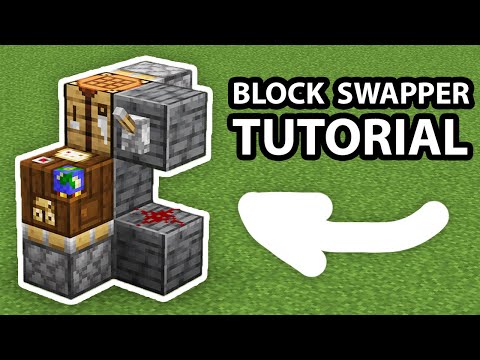 How to Build a Block Swapper in Minecraft. *EASY*