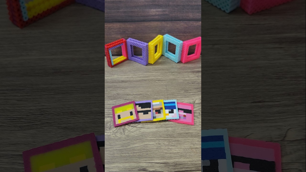 【ドズル社】アイロンビーズ工作 パーラービーズ工作 #shorts #工作 #ドズル社 #アイロンビーズ #ドズル #ぼんじゅうる #おんりー #おらふくん #おおはらmen