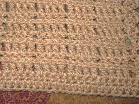 SIX SQUARE COFFEE AFGHAN