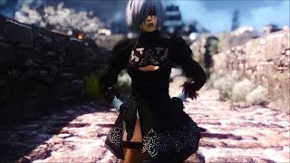 Armor from Nier: Automata for Skyrim (HDT+) V.1.21