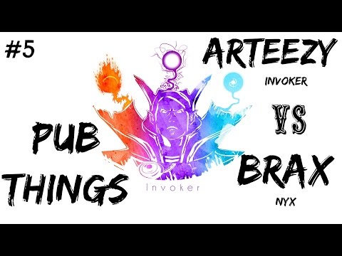 Dota 2 Pub Things#5 - EG.Arteezy Invoker High MMR Gameplay Highlights(no scope 420 MLG sunstrikes)