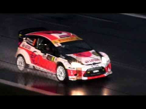 R. Kubica vs Valentino Rossi - final Master's Show 2014