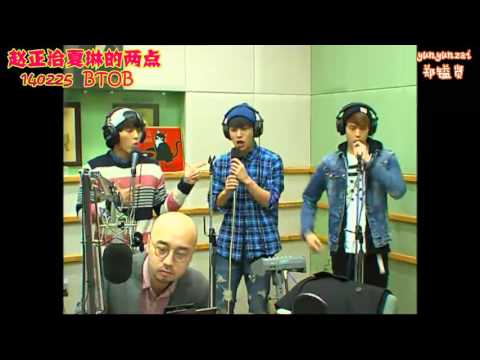 [中字]140225 赵正治夏琳的两点 BTOB [郑镒贤、yunyunzai]