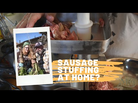 How To Stuff Sausage Casing And Tie Sausages