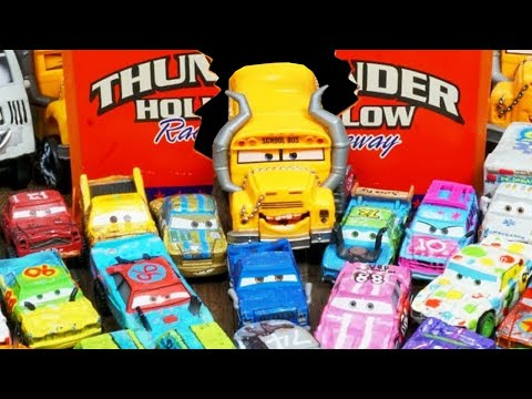 The Disney Cars 3 Thunder Hollow Scene is Crazy! Crazy Eight Crashers Rerelease Skit