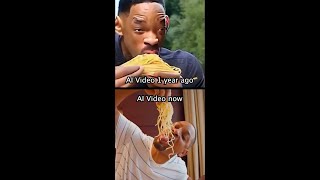 Will Smith eating Spaghetti (Then vs Now)