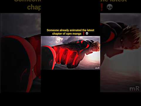 Saitama vs. genos round 2 👀 #anime #short #animeedit #onepunchman