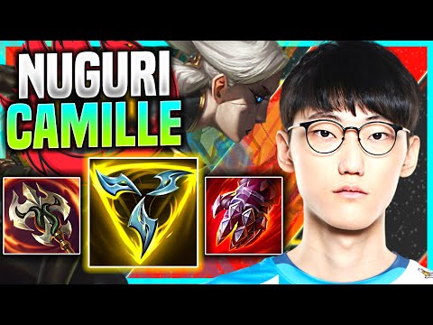NUGURI DOMINATING CAMILLE WITH NEW ITEMS! - FPX Nuguri Plays Camille Top vs Akali! | Preseason 11
