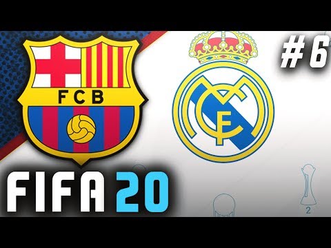 FIFA 20 Barcelona Career Mode EP6 - El Clasico!! Facing Real Madrid!!