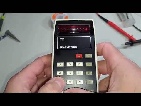 1975 calculator  "Qualitron 1407" - restoration
