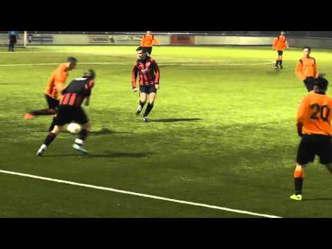 1 maart 2016 VVIJ A2 - VV De Meern A2 beker 3-1 Geluidsopnamen en mooie passeerbeweging