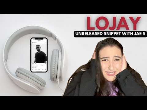 REACTION TO LOJAY'S UNRELEASED SNIPPET WITH JAE 5 🤯