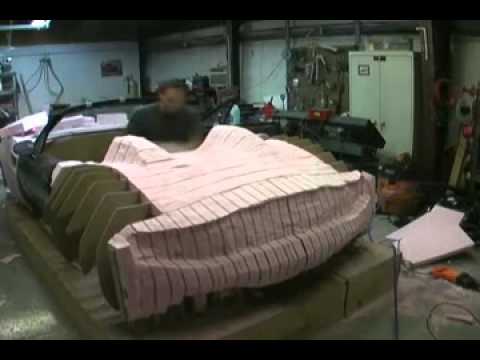 ▶ Bailey Blade Car Design   Building the body buck and shaping the foam   Part 3   YouTube