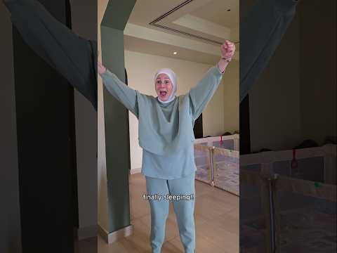 The baby is finally sleeping!!